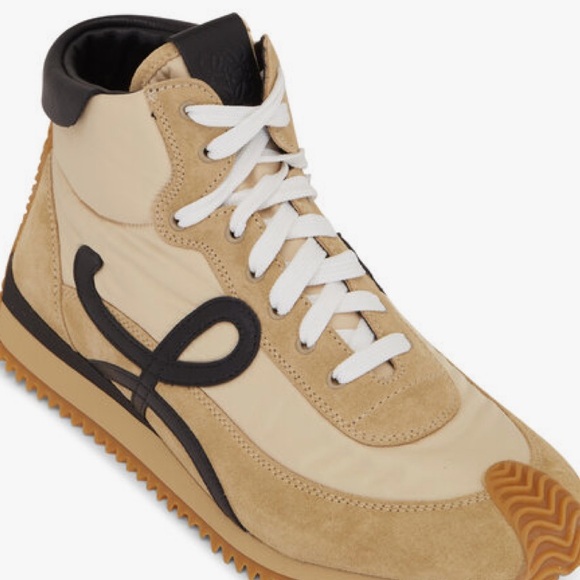 Loewe Shoes - Loewe 20mm Flow Runner High Top Sneaker 41 brand new